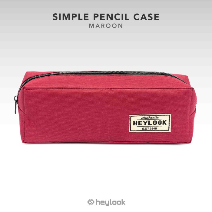 

TEMPAT PENSIL KOSTAK PENCIL CASE KOTAK PENSIL PULPEN ATK SEKOLAH - Navy
