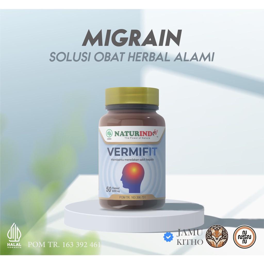 

Obat Herbal Vertigo Ampuh Obat Sakit Kepala Menahun Migrain Pusing Migren Alami Vermifit Naturindo
