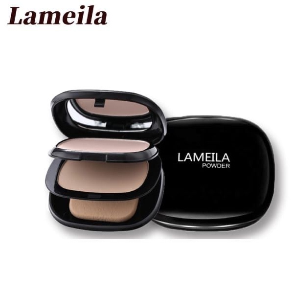 LAMEILA 5102 Powder Cake Bedak Padat 2 Layer Waterproof