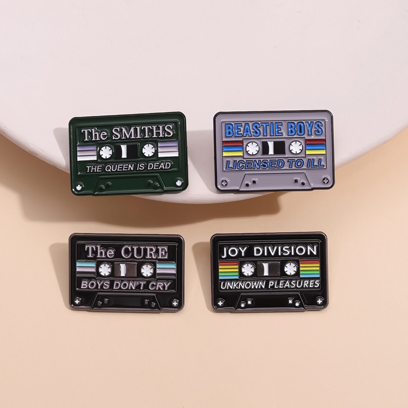 Cure Band Song Boys Dont Cry Enamel Bros Musik Tape Badge Hadiah Untuk Penggemar