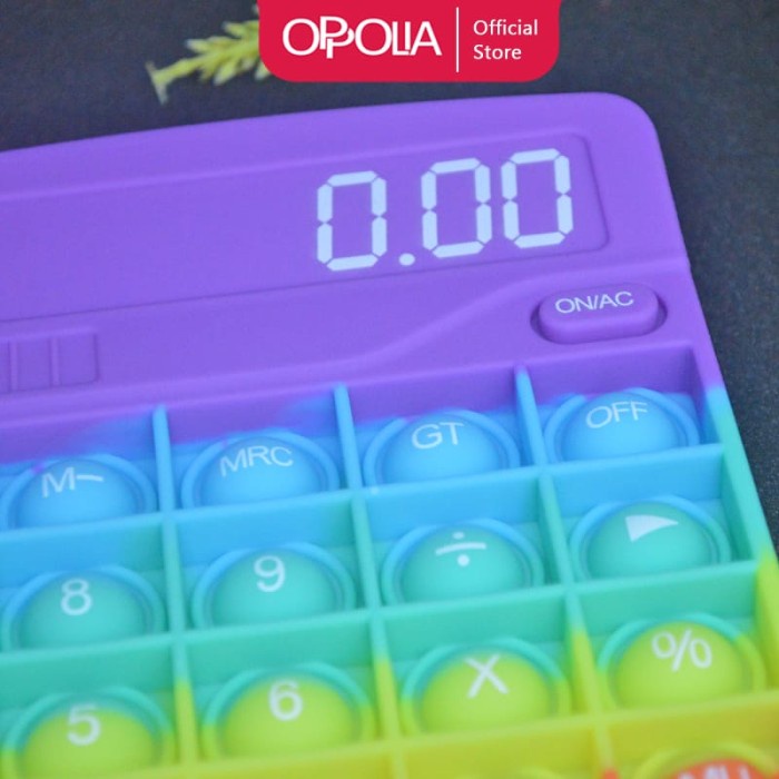 Pop It kalkulator CALCULATOR RAINBOW Fidget Toys Pop It Squishy