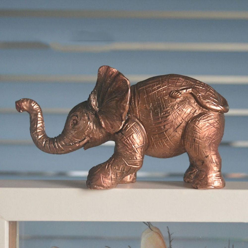 Miniatur Gurita Kerajinan Tangan Resin Lukis, Miniatur Gurita Kerajinan Tangan Resin Lukis, Home Decor Gajah Double Gurita Modern