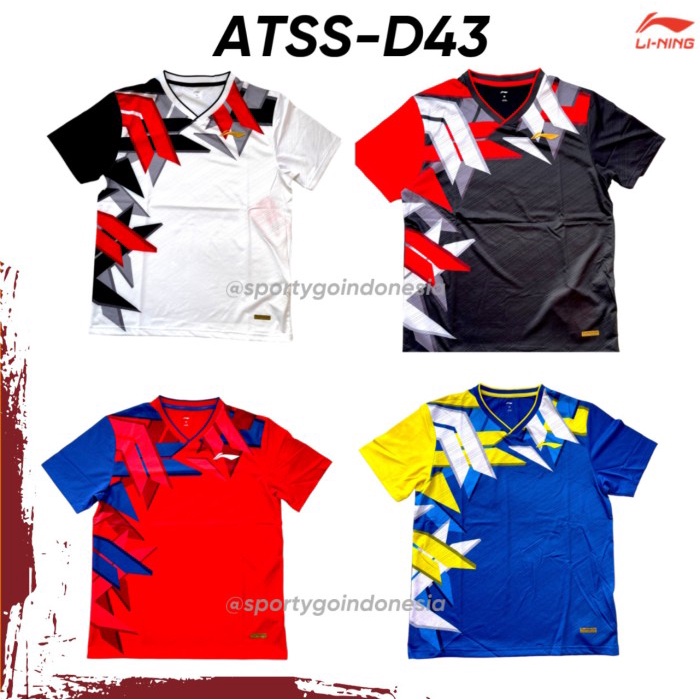 Jersey Badminton LiNing ATSS D43 Original / Kaos Li-Ning ATSSD43