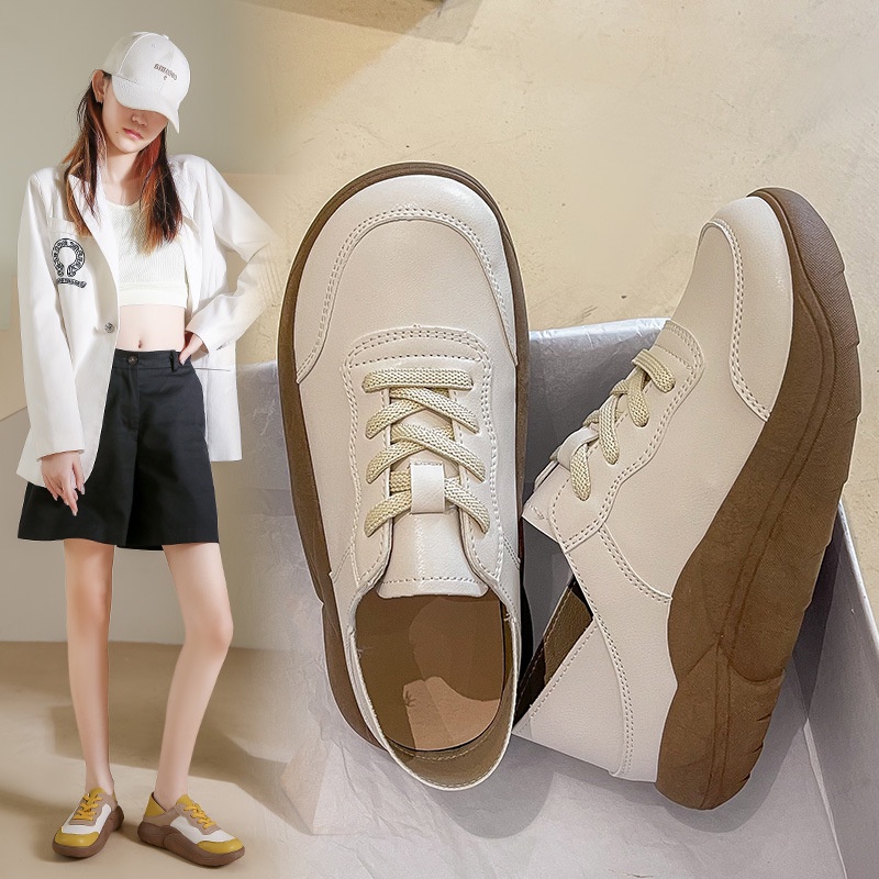 SHOEGALLERY LV0335 Sepatu Wedges Tulang Wanita Import Sepatu Fashion Wanita Korean Style