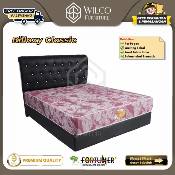 Kasur Springbed Billoxy Classic / Matras Fortuner / Kasur Premium PLG - Matras Aja, 120x200