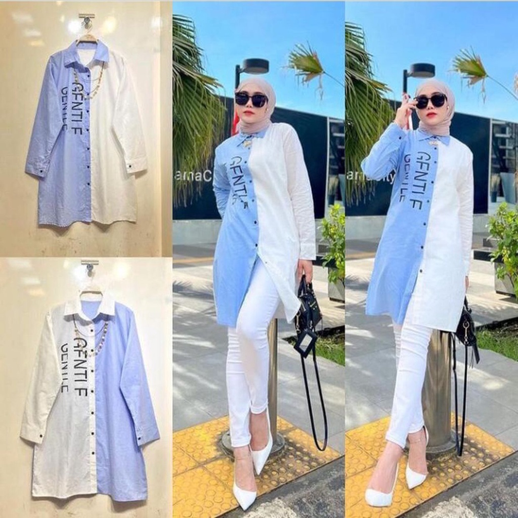 BAJU WANITA TUNIK/TUNIK HERA/TUNIK WANITA/TUNIK BAHAN KATUN SHAKILLA
