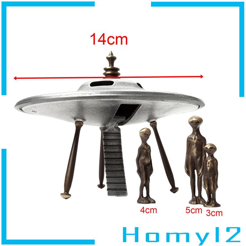 [HOMYL2] 4pcs Art Statue Ornamen Alien Taman Lucu Untuk Ruang Makan Pesta Rumah