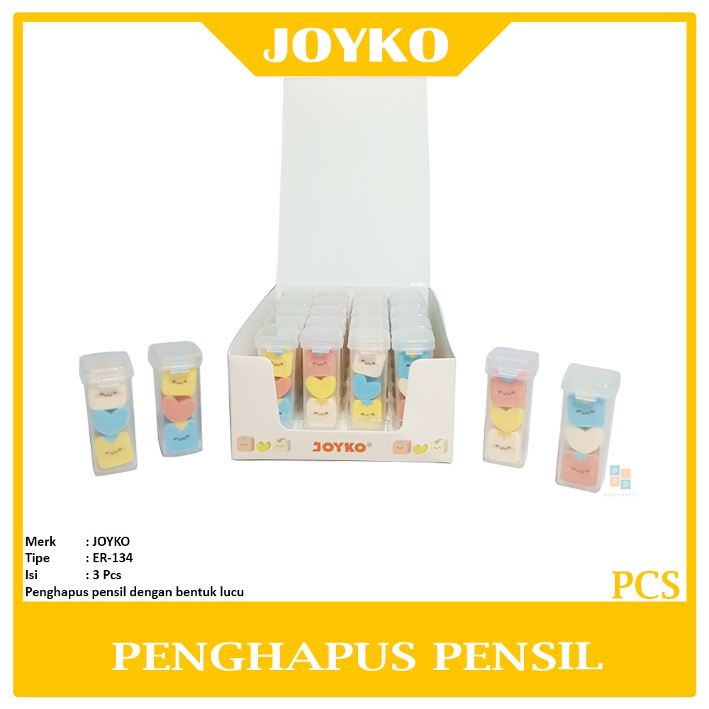 

JOYKO - Penghapus Pensil ER-134 Eraser Good Luck Charm - Pcs