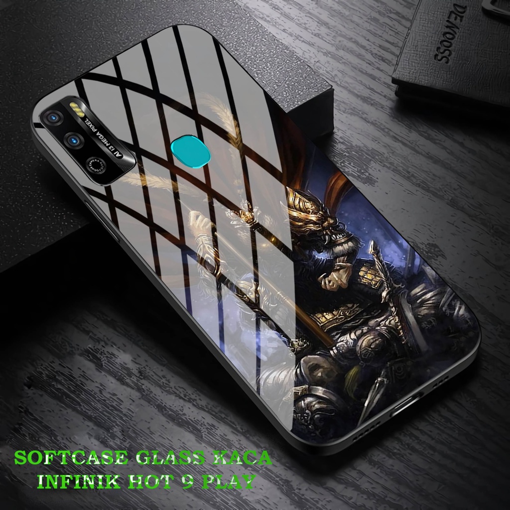 Softcase Glass Kaca Infinik Hot 9 Play - Case Hp Pelindung Handphone Infinik Hot 9 Play [ A98]