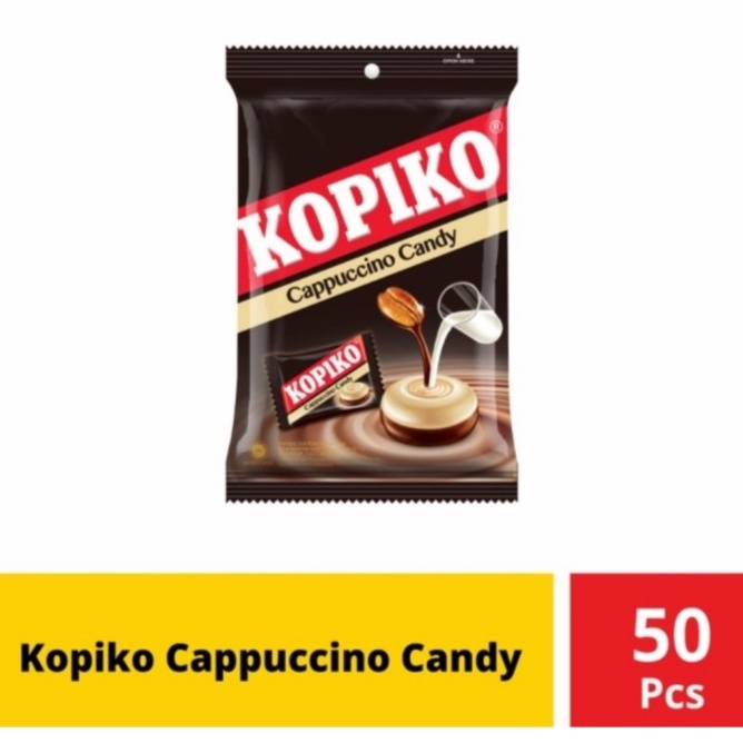 

KOPIKO candy coffee Permen Kopiko Candy Capuccino 150 gr ORIGINAL isi 50 permen