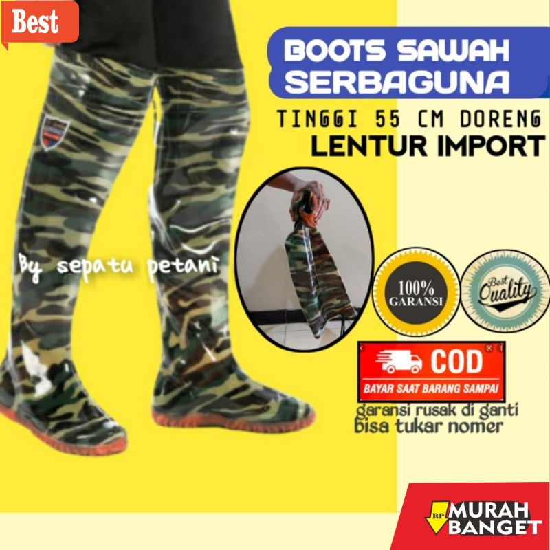 Boot pria terbaru- SEPATU KERJA/SEPATU TANISEPATU BOOT /SEPATU TANI / BOTH / BOTS SAWAH LADANG/KEBUN