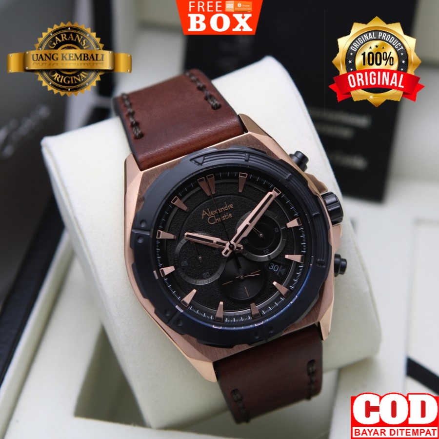 JAM TANGAN PRIA ALEXANDRE CHRISTIE AC 6664 / AC6664 ORIGINAL