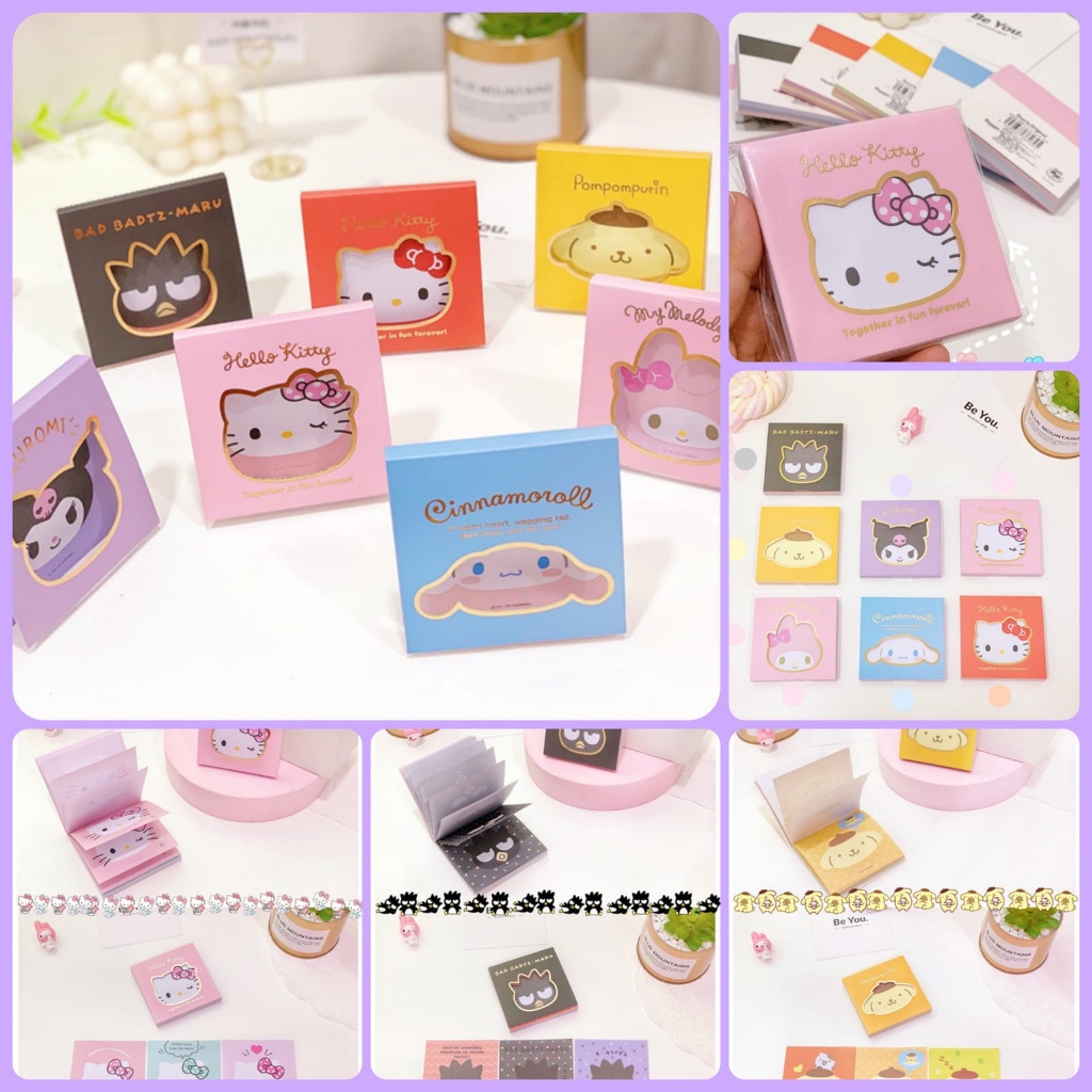 

GULAGULA - MINI NOTES MEMO SANRIO | BUKU MINI MEMO | STICKY NOTES SANRIO | MEMO KECIL SANRIO | MEMO KECIL LUCU | STIKY NOTES LUCU | KERTAS PENGINGAT LUCU | MINI MEMO | BUKU MEMO KECIL | MURAH DAN VIRAL | BUKU TULISAN MEMO MINI