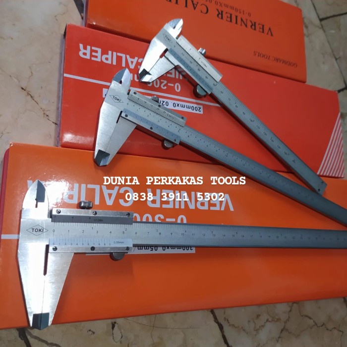 Jangka Sorong Manual Sigmat Toki Size - 6 inch