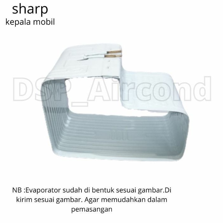 PERALATAN BESAR KULKAS PENDINGIN MAKANAN Evaporator Sharp Mobil Kulkas 1 Pintu 135x26