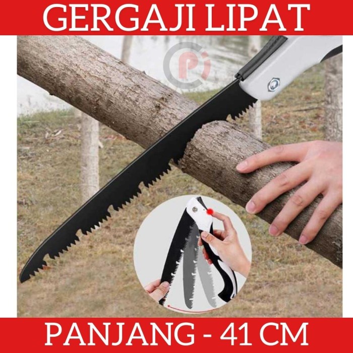 Gergaji Lipat Portabel Folding Wood Hand Saw 180 mm Model LA146