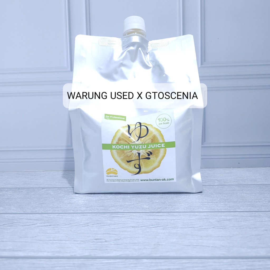 Okabayashi Yuzu Juice / Kochi Yuzu Lemon Jepang 1.8 Kg