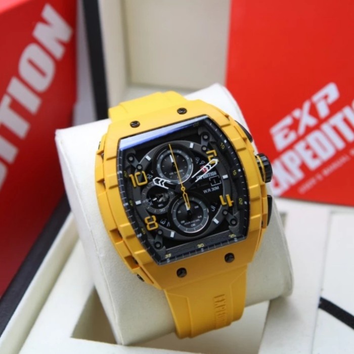 JAM TANGAN PRIA EXPEDITION E6782 ORIGINAL KUNING Vs