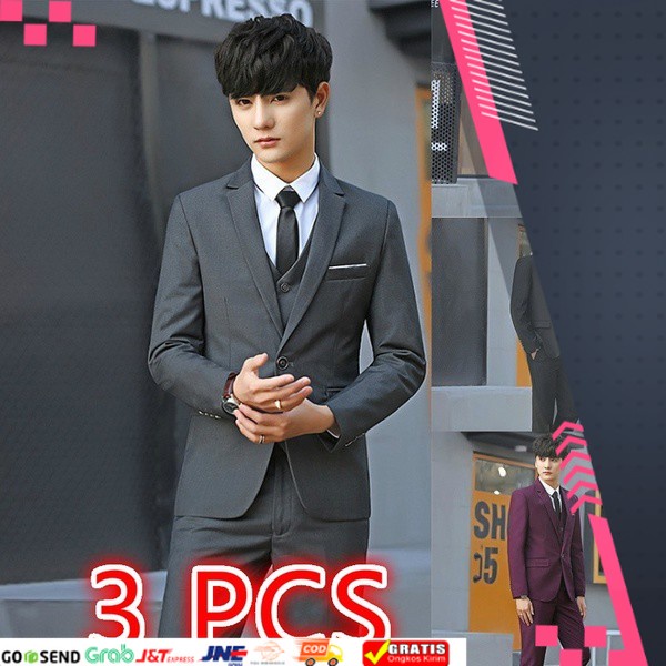 JAS KEREN STYLE TERBARU TERLARIS /BOLDEN - JAS PRIA – SET JAS KOREA/  JAS WEDDING / JAS FORMAL-JAS K