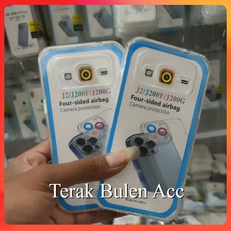 Softcase Bening SAMSUNG J2 / J200F / J200G Case Clear Transparan Protec Camera