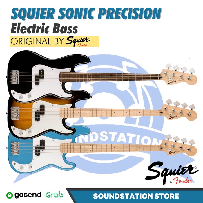 Squier Sonic Precision Electric Bass Guitar - Bass Elektrik