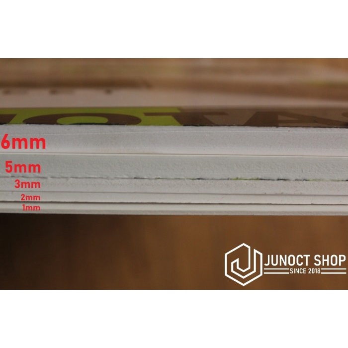 Dinding Maket Pvc Foam Board 1Mm 2Mm 3Mm 5Mm 6Mm Karton Putih