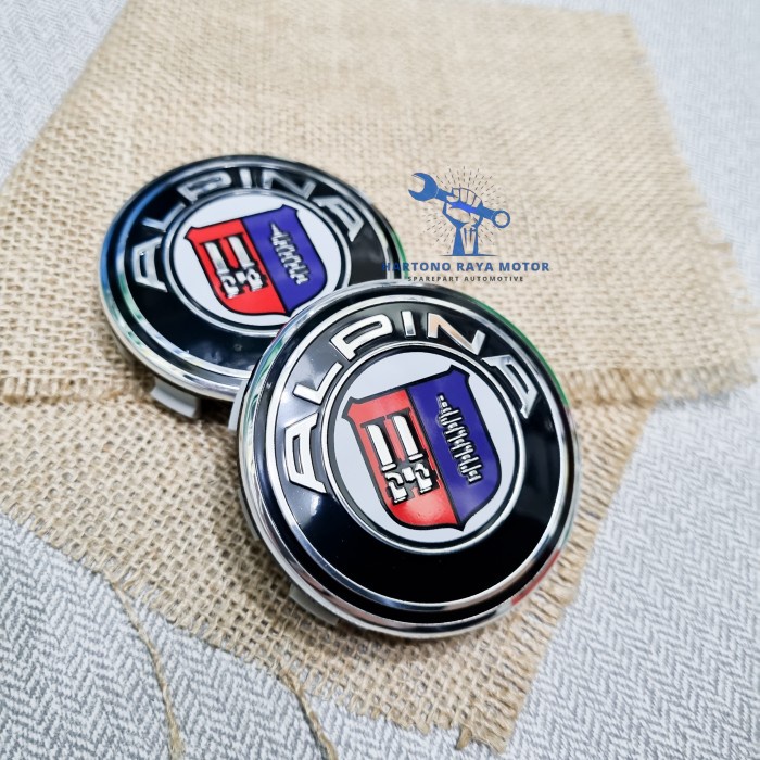 Dop Roda Velg Emblem Alpina BMW Dop Roda Wheel Center Cap BMW