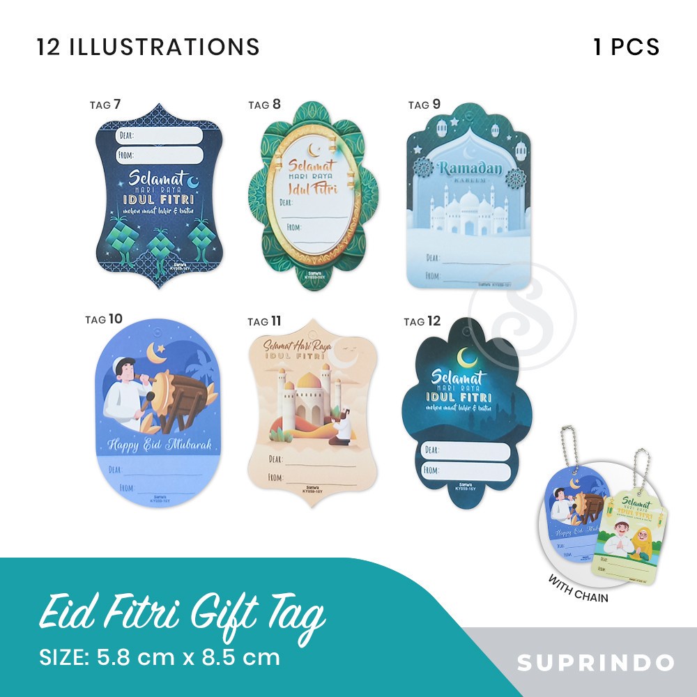 

(PER PCS) HANG TAG LEBARAN IDUL FITRI