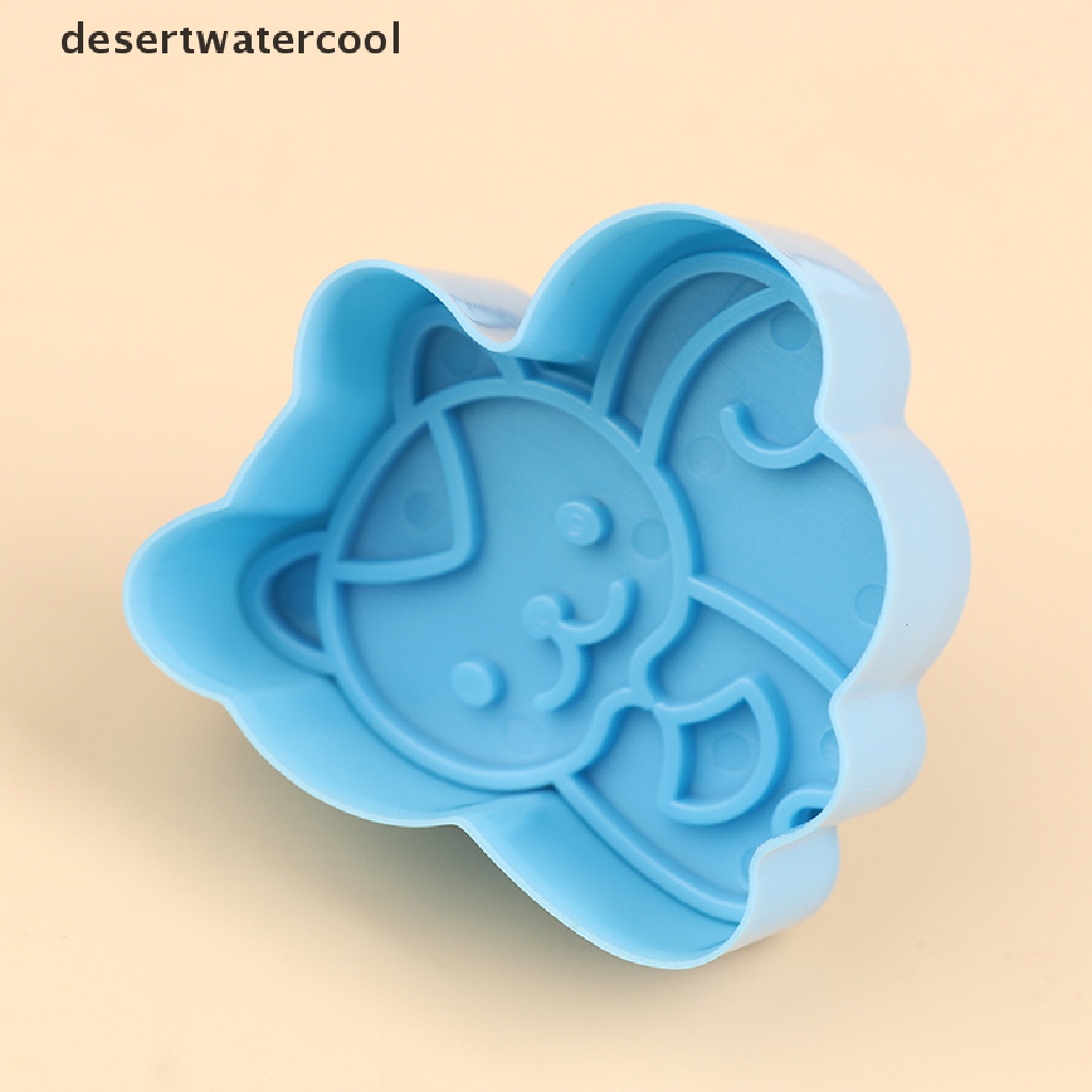 Deid 4Pcs/set Cute Samll Dolphin Samll Seal Squirrel Bear Sandwich Cookie Mold Cutter Martijn