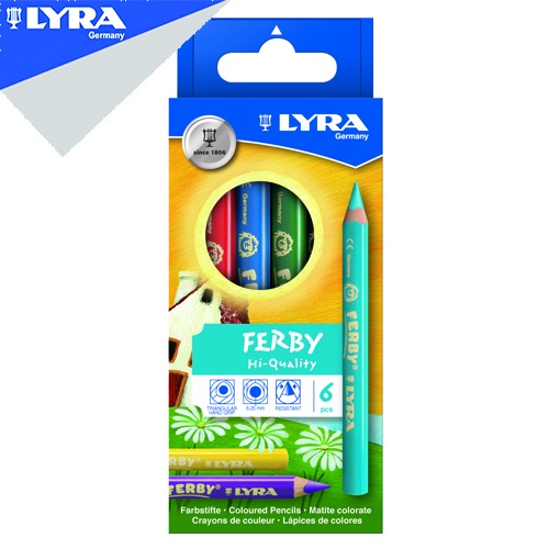 

LYRA Ferby Color Pensil Warna 6 Warna Kemasan Box