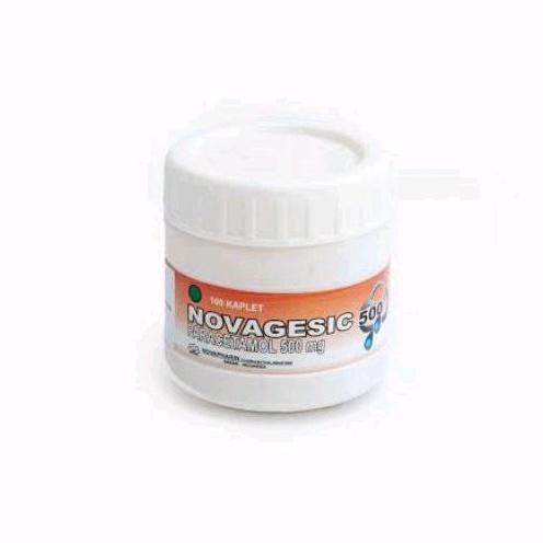 Novagesic 500 mg botol / 100 kaplet -- Paracetamol Parasetamol tablet