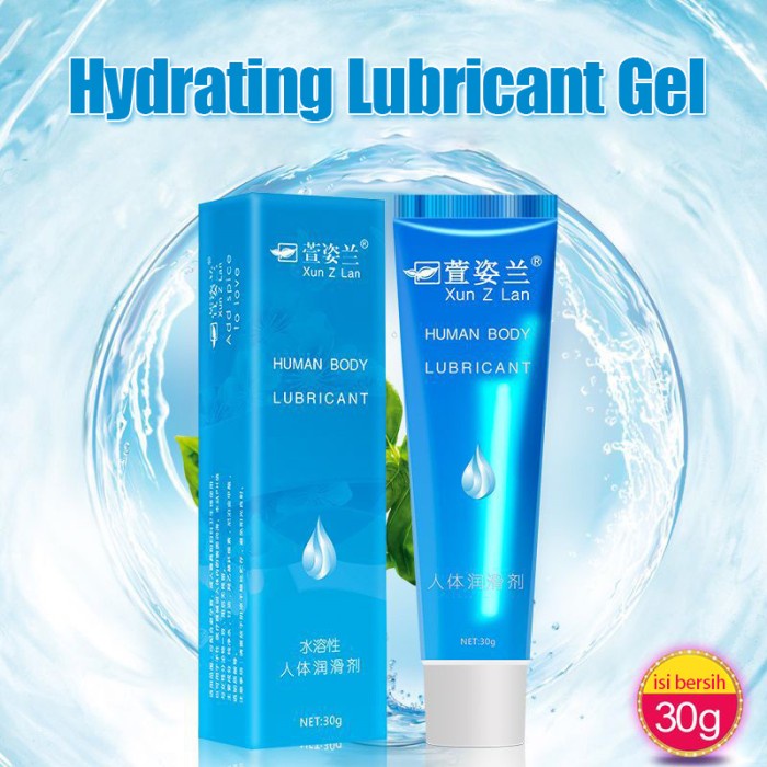 Alat Pijat Wanita Kesehatan Men/ Women 30ml Lubricant - Biru Muda