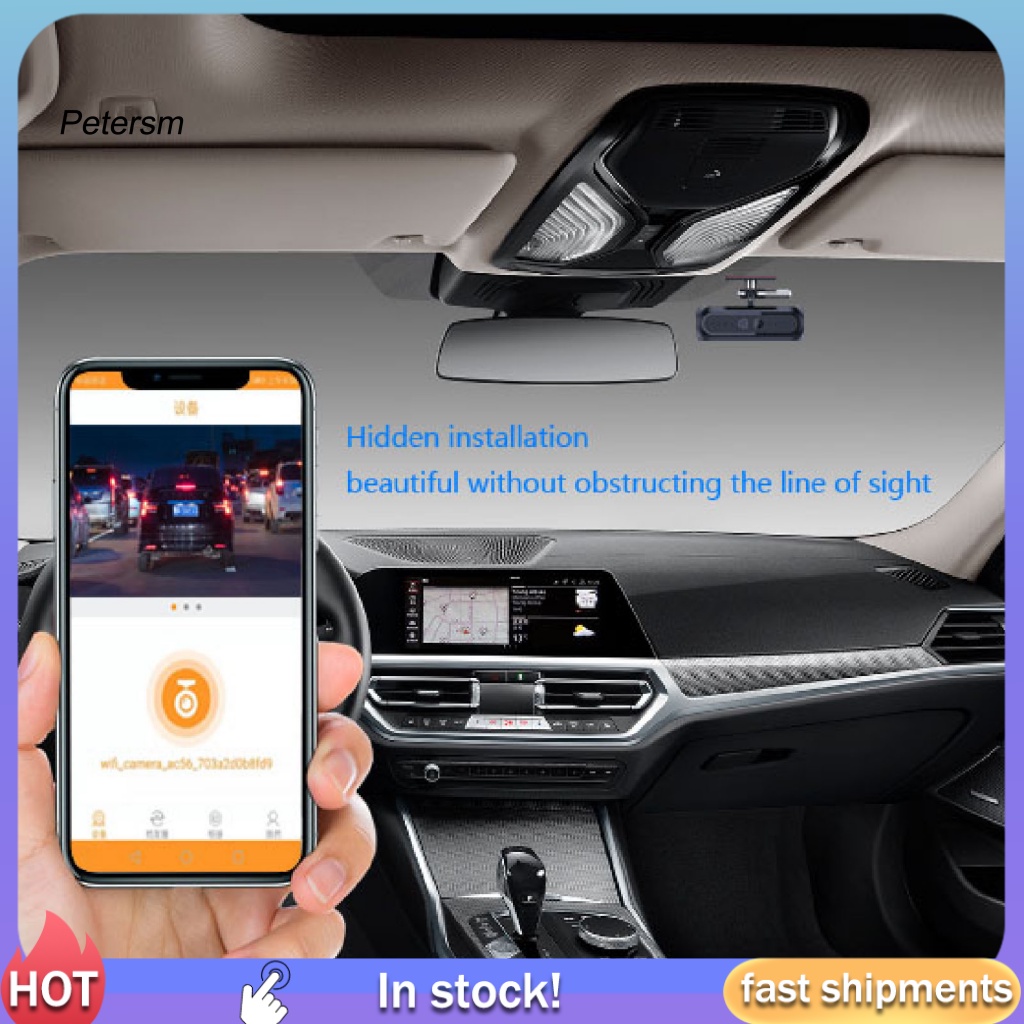 Dashcam Pemasangan Mudah PP Untuk Mobil Perekam DVR Tersembunyi Dapat Diputar360 Cerdas