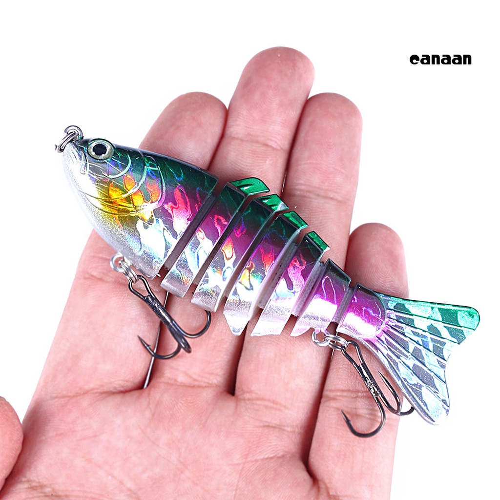 Cnn-10cm/15.6g 7bagian Umpan Lure Hook Fish Tackle Tenggelam Wobblers Renang Umpan Pancing Perlengkapan Memancing