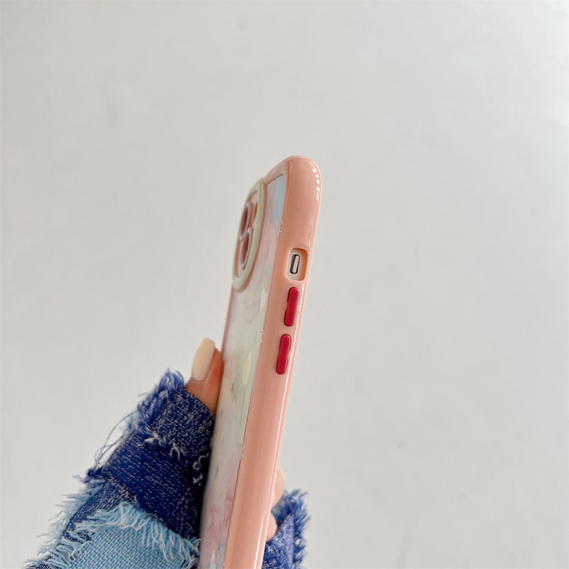 INS Tinged Purple Moon Soft Case HP iP iPhone 14 13 12 11 Pro Max FTD New Puff Casing Apple