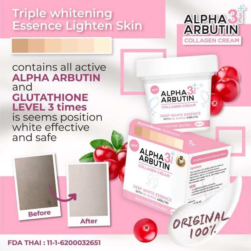 Precious Skin Thailand Alpha Arbutin 3 Plus Whitening Collaagen Bath