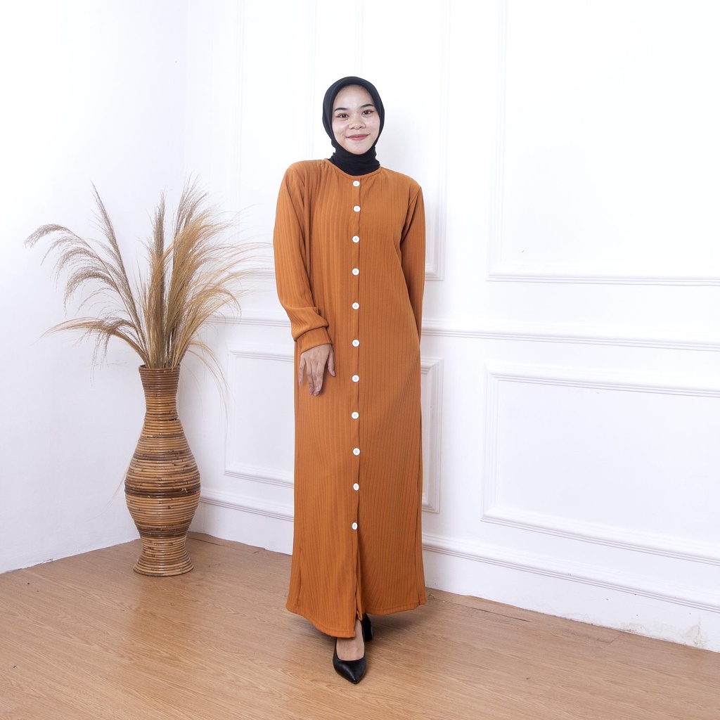 ZASKIYA - Tammy Long Dress Wanita Baju Lebaran 2023