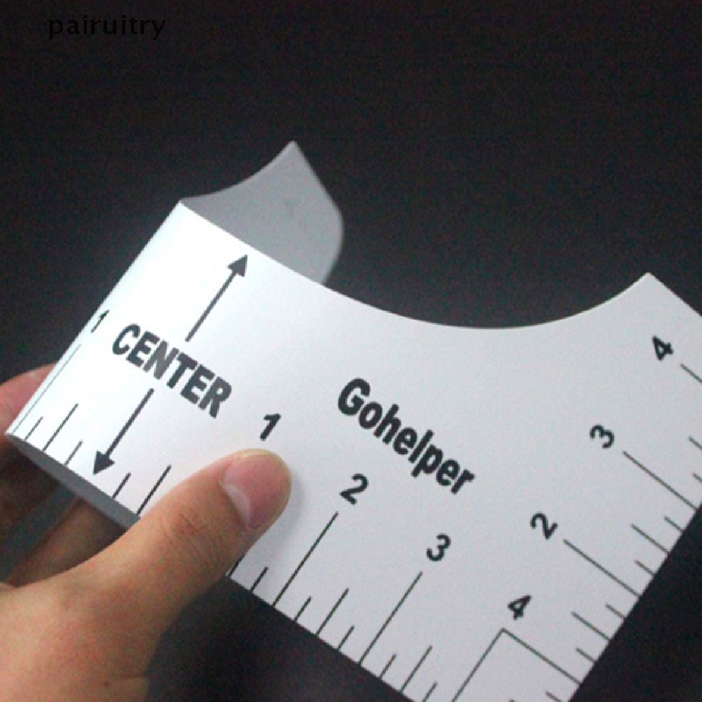 Prt 4pcs T-Shirt Alignment Guide Ruler Alat Perata Kaos Untuk PRT Desain Pusat