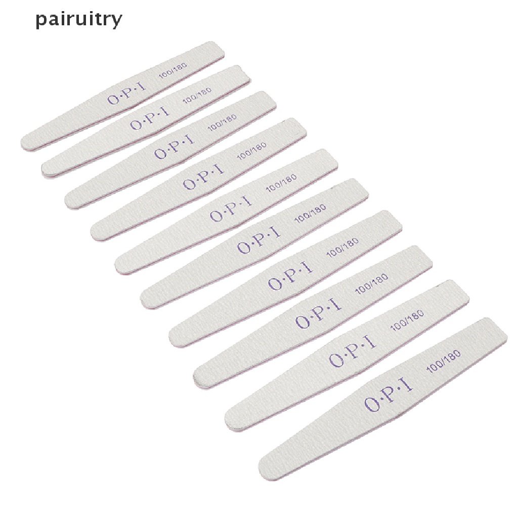 Prt 10Pcs/Set Diamond Nail File Nail Polisher Nail Remover Poles Strip Kikir Kuku PRT