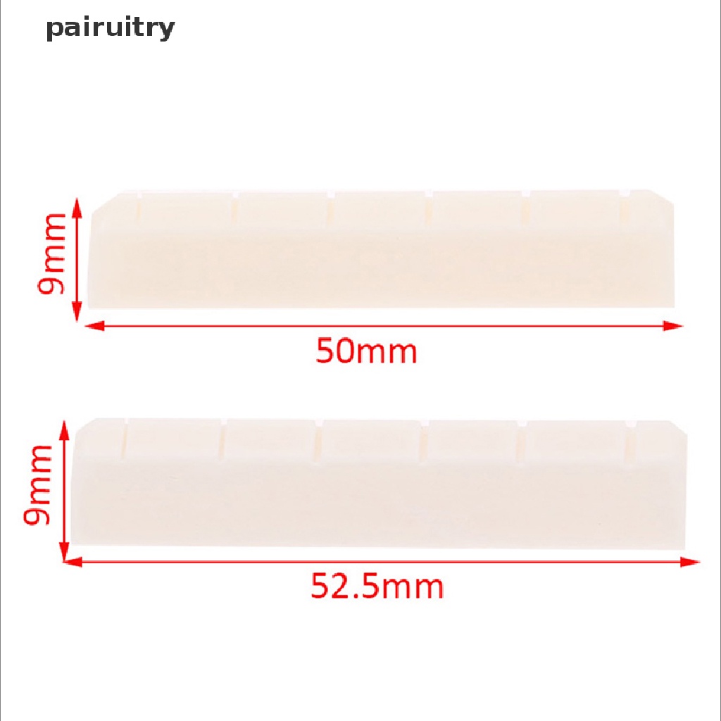 Prt 1biji Mur Tulang Slotted Gitar Untuk Gitar Klasik 50MM/52.5MM * 6MM * 9MM PRT