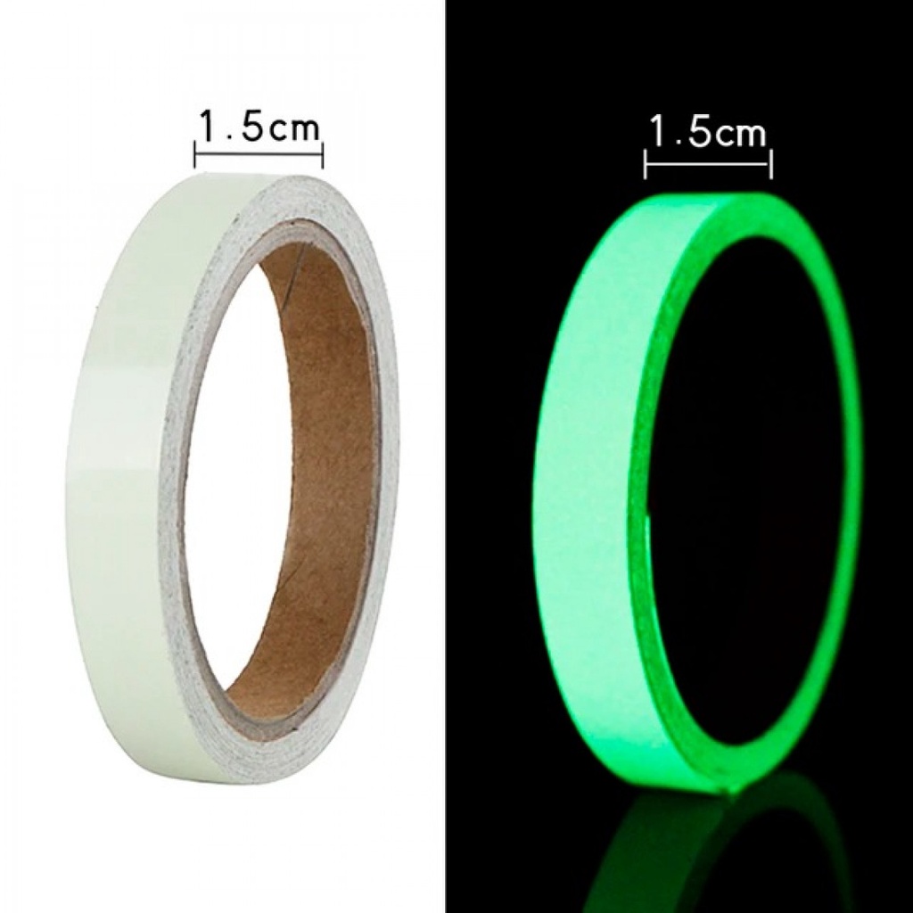 Lakban Pospor Glow In The Dark Luminous Adhesive Tape 1.5cmx10m