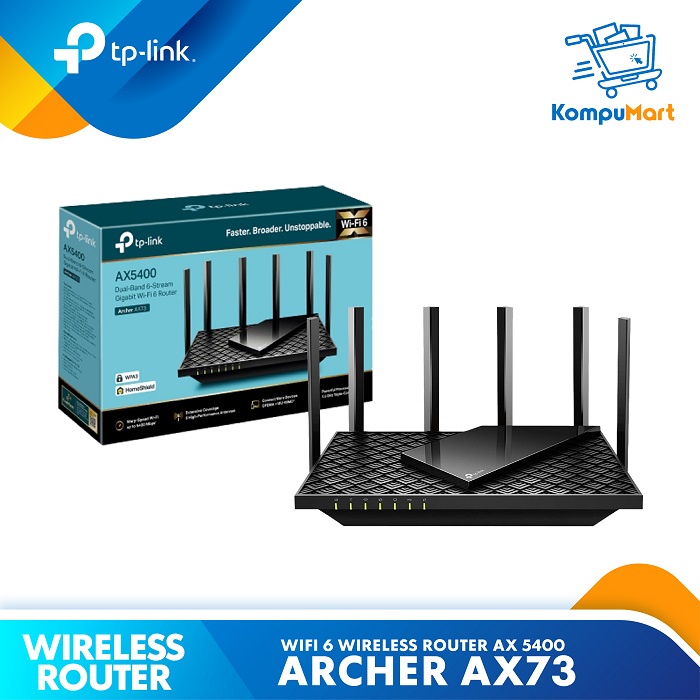 Tp-link Archer AX73 AX5400 Wifi 6 Wireless Router Tplink AX 73 AX 5400