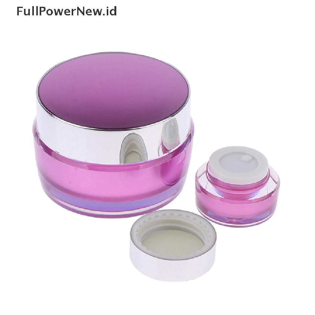 Power 1PC Jar Cream Mata Kosong Wadah Makeup Pot Botol Isi Ulang Cream ID