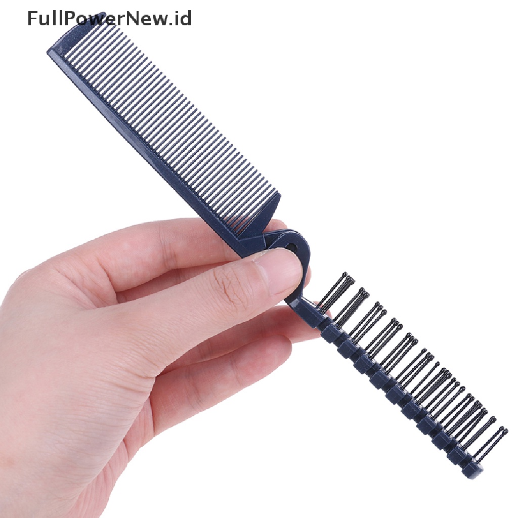 Power Plastik Double Headed Toothed Women Travel Lipat DIY Sikat Sisir Kecantikan Rambut ID
