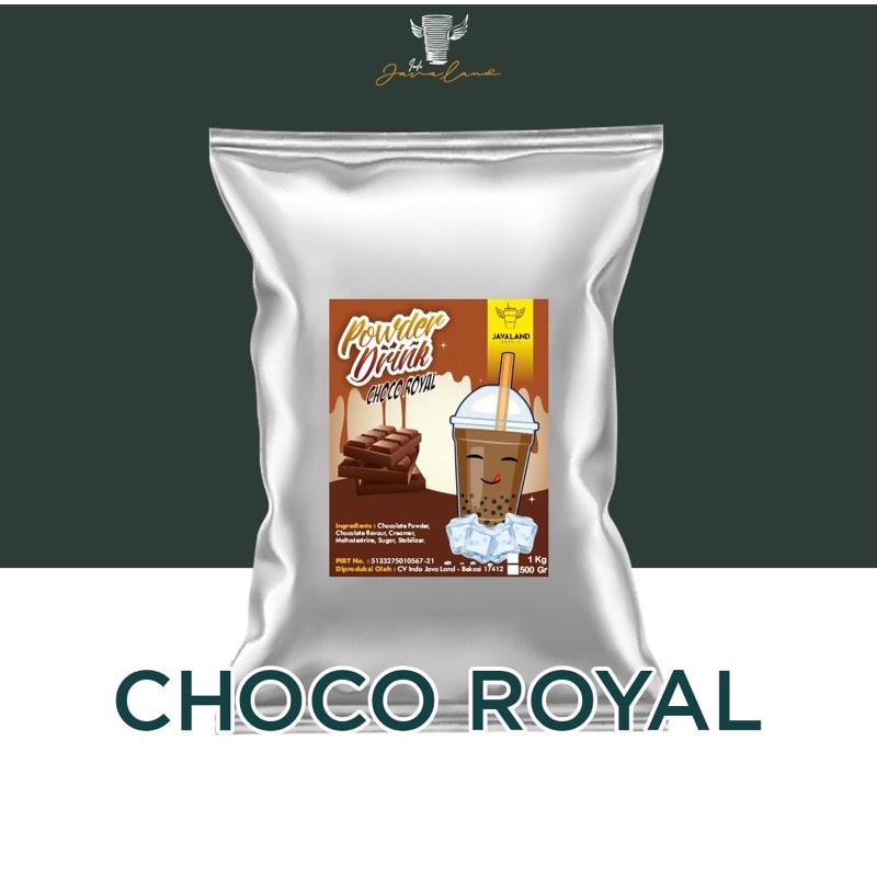 

Ready Stock-Cod BUBUK MINUMAN BUBBLE DRINK RASA CHOCO ROYAL MERK JAVALAND 1KG