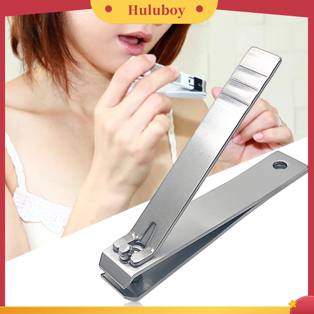{In Stock} Manicure Cutter Perawatan Kuku Non-slip Pemangkas Gunting Kuku Mulut Datar Bahan Stainless Steel Untuk Kecantikan