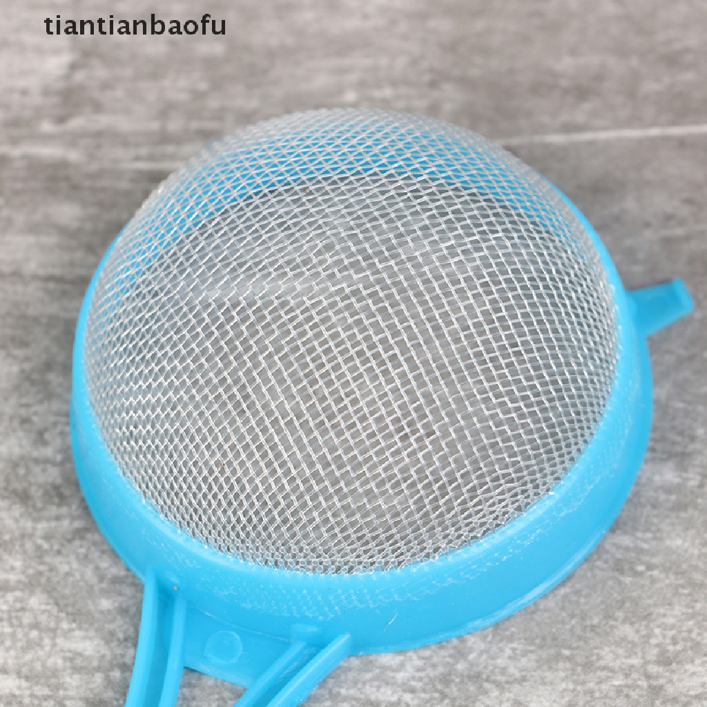 [tiantianbaofu] 4pcs/set Saringan Tepung Genggam Plastik Saringan Jaring Halus Colander Soy Milk Sieve Boutique