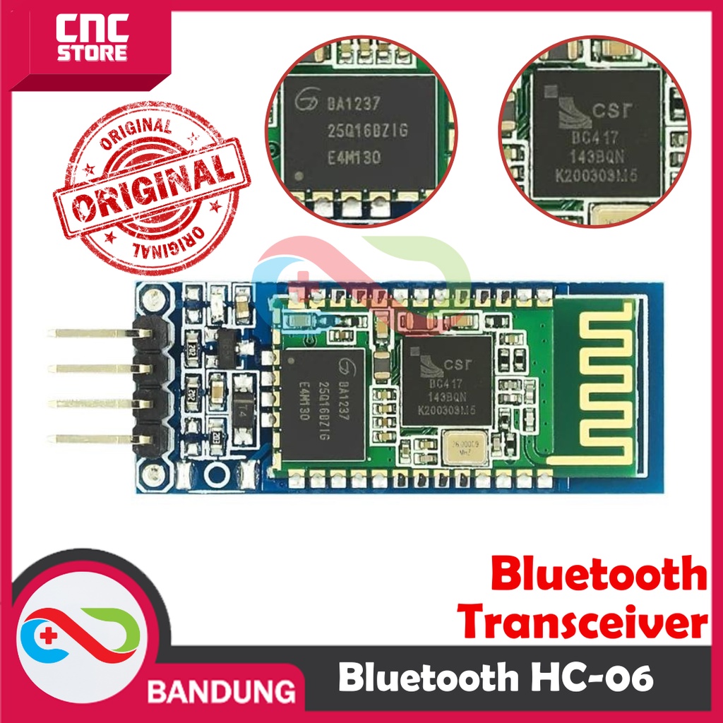 HC-06 HC06 BLUETOOTH TRANSCEIVER MODULE FOR ARDUINO UNO MEGA ORIGINAL