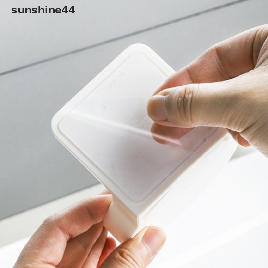 Sunshine Bathroom Storage Self Adhesive Botol Holder Tray Bulat Tempel Dinding Penyangga ID