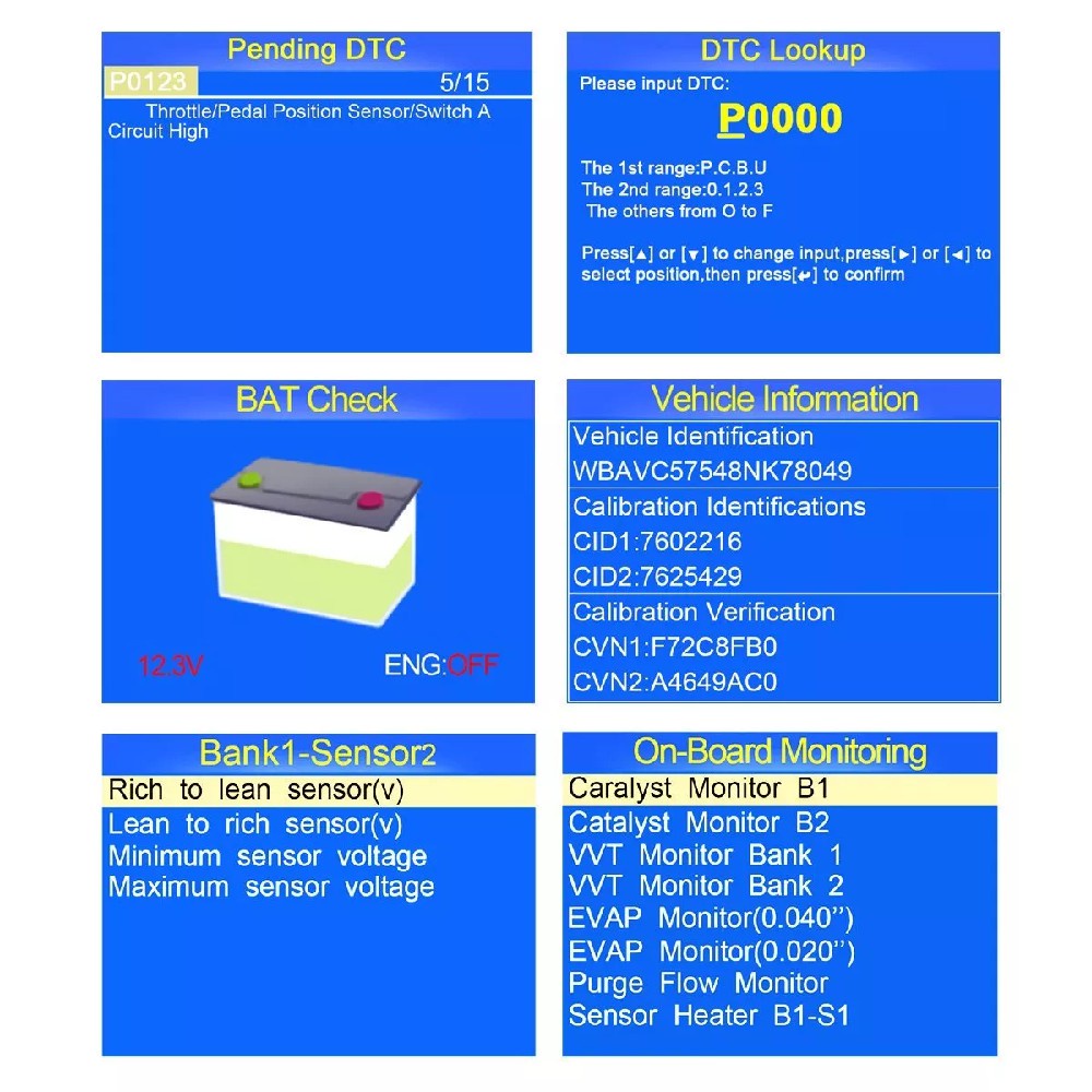 257 KONNWEI KW680 OBD2 EOBD Car Diagnosis Tool Automotive Scanner